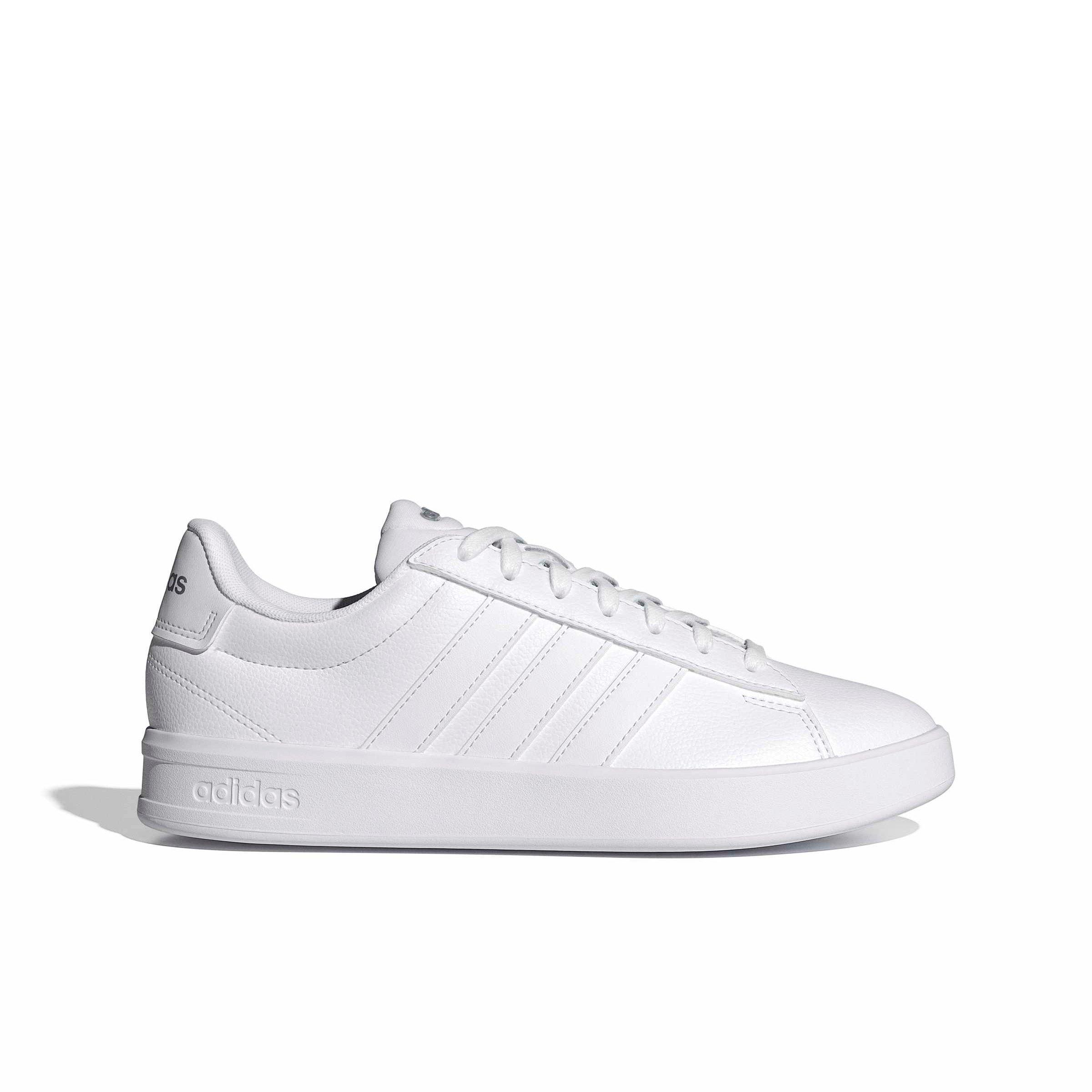 adidas Grand Court 3.0 "Ftwr White/Ftwr White/Iron Metallic" Women's Shoe - WHITE/WHITE/IRON